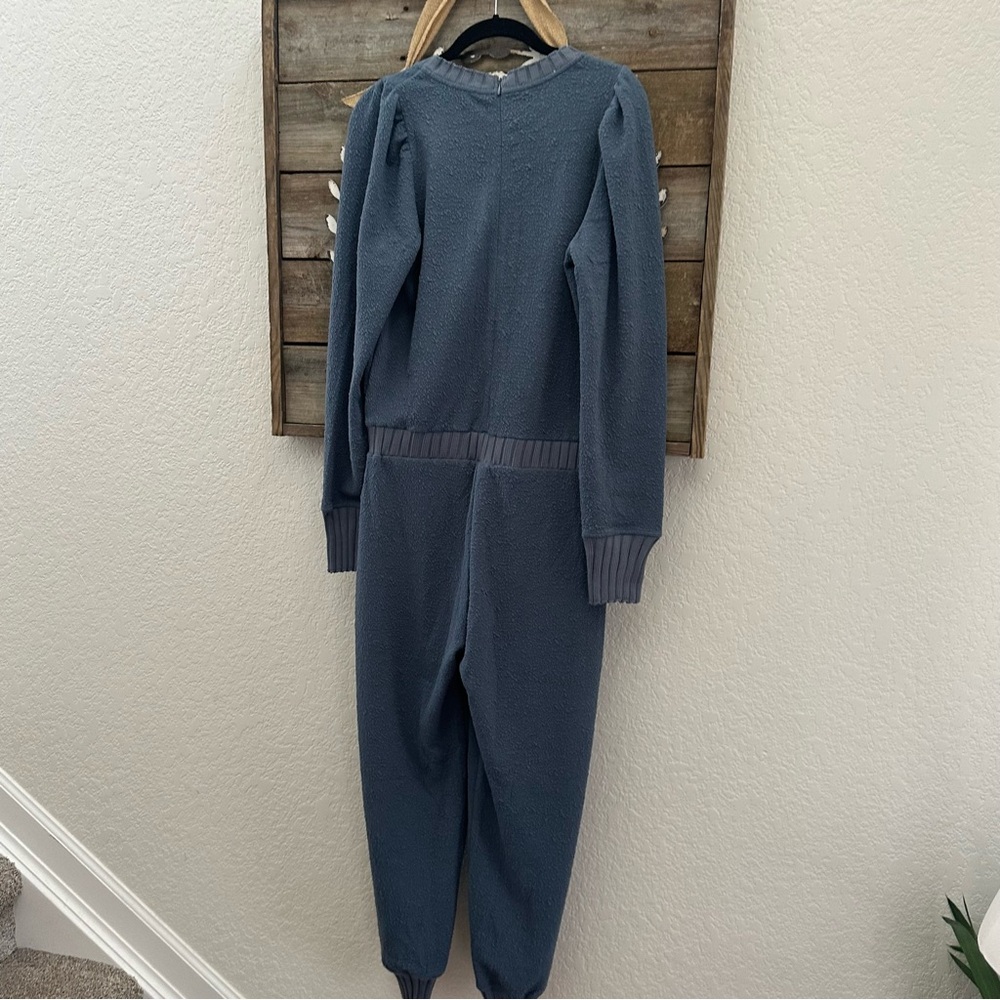 Anthropologie Sundays Blue Jumpsuit ladies M NWT - Picture 3 of 8